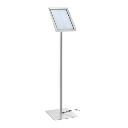 Expositor informativo LED A4 con marco abatible null