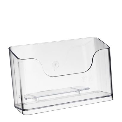 Portafolletos, poliestireno, transparente PTXE 1 x formato horizontal | A6