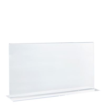 Soporte expositor en T, PS formato horizontal | 1/3 A4