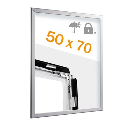 Marco abatible B2, cierre con llave, impermeable null