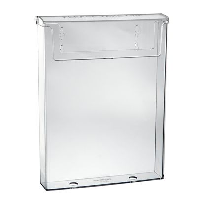Portafolletos impermeable con tapa, poliestireno, transparente, resistente, Taymar A4 