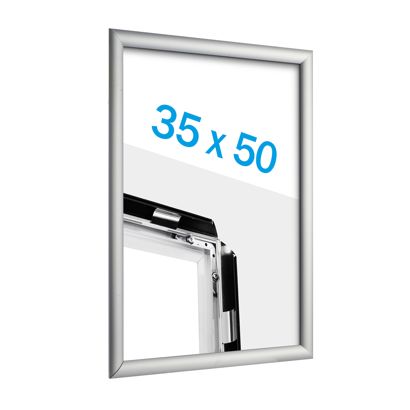 Marco abatible, aluminio, B3 25 mm 