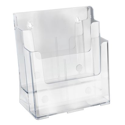 Portafolletos de pared/de pie, poliestireno, transparente PTXC 2 x A4