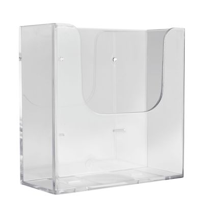 Portafolletos de pared, extra profundo, poliestireno, transparente PTXH, 1 x A5