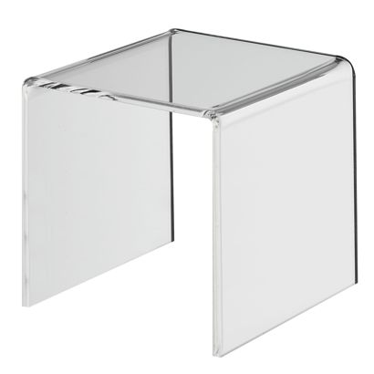Expositor de metacrilato en U, transparente 100 x 100 x 100 mm