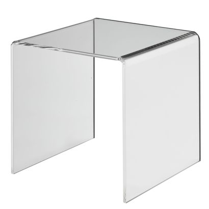 Expositor de metacrilato en U, transparente 150 x 150 x 150 mm