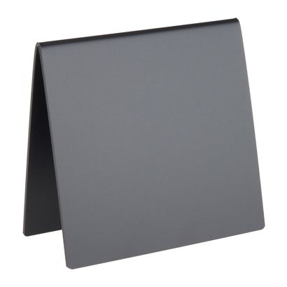Pizarra de mesa triangular, negra 100 x 100 mm