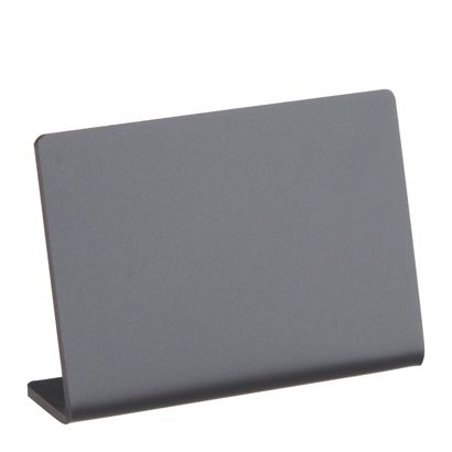 Pizarra de mesa en L, negra formato horizontal | 70 x 50 mm
