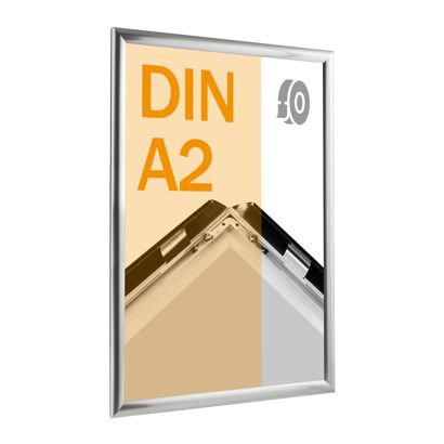 Marco abatible para contenido A2, aluminio, autoadhesivo null | null
