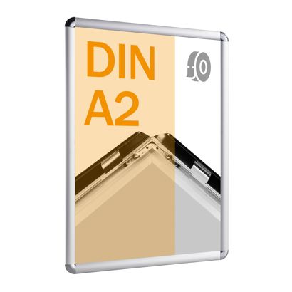 Marco abatible para contenido A2, aluminio, autoadhesivo null | null