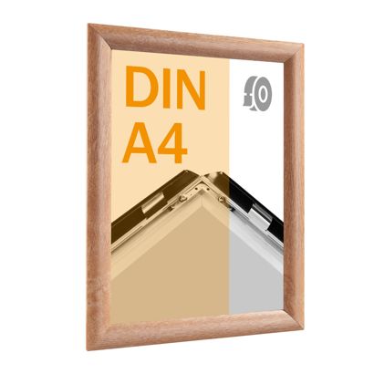 Marco abatible para contenido A4, aluminio, autoadhesivo null | null