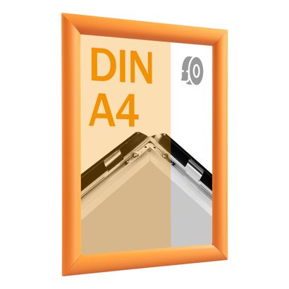 Marco abatible para contenido A4, aluminio, autoadhesivo null | null
