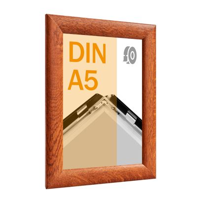 Marco abatible para contenido A5, aluminio, autoadhesivo null | null