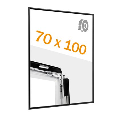 Marco abatible para contenido B1, aluminio, autoadhesivo null | null