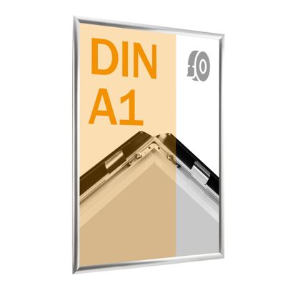 Marco abatible para contenido A1, aluminio, autoadhesivo null | null