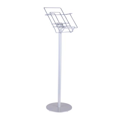 Portafolletos de pie con base JACKSON, 1x A4, plata 