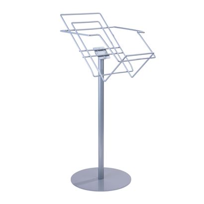 Portafolletos de pie con base JACKSON, 1x A3, plata 