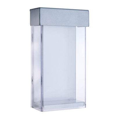 Portafolletos para exteriores con tapa, Indisplay Shieldbox, altamente resistente 1/3 A4