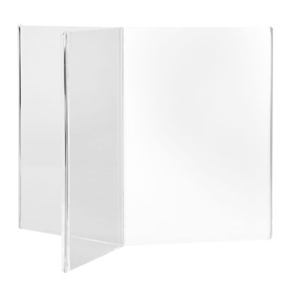 Porta menú, metacrilato, 3 caras, A5
