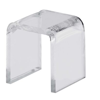 Expositor de metacrilato en U, transparente 30 x 30 x 30 mm