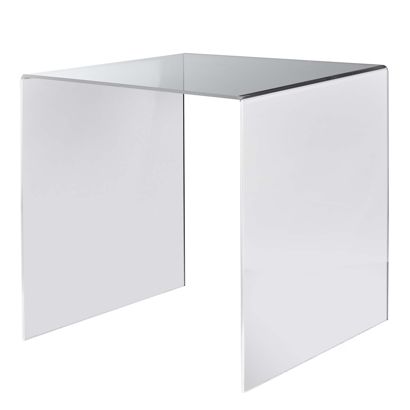 Expositor de metacrilato en U, transparente 400 x 400 x 400 mm 