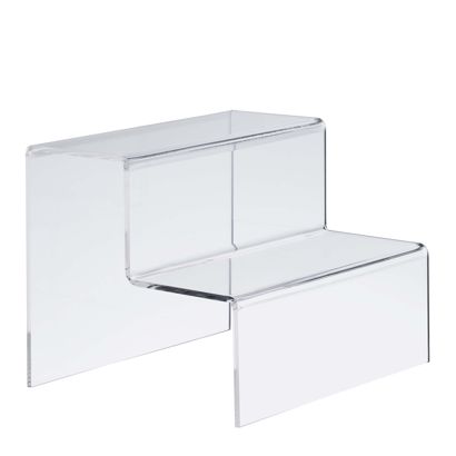 Expositor escalera, metacrilato null | 220 x 168 x 183 mm | de 2 gradas