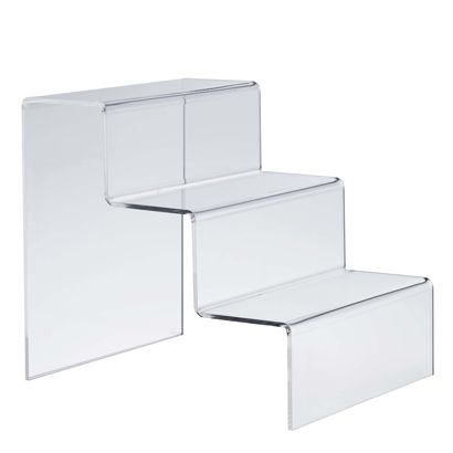 Expositor escalera, metacrilato null | 220 x 250 x 273 mm | de 3 gradas