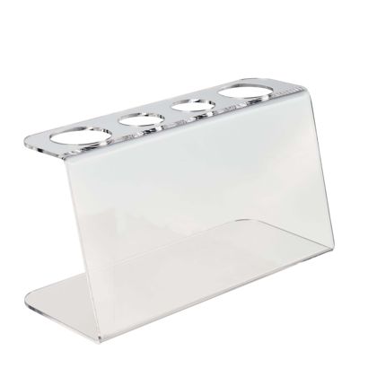 Soporte para cucuruchos, metacrilato, 4 agujeros, transparente 