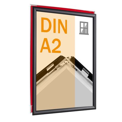 Marco abatible para escaparates A2 null