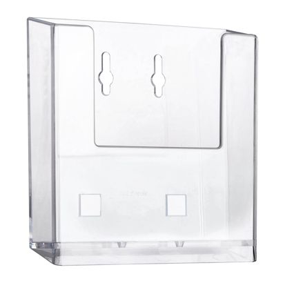 Portafolletos de pared, poliestireno, transparente, Taymar 1 x formato vertical | A6
