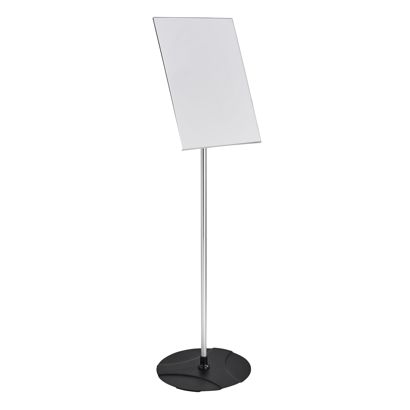 Expositor informativo PULADI con marco de metacrilato, plata A3 29,7 x 42 cm