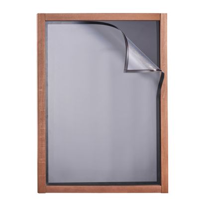 Pizarra de madera MULTI, con pizarra de tiza y marco magnético A1 59,4 x 84,1 cm