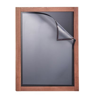 Pizarra de madera MULTI, con pizarra de tiza y marco magnético A2 42 x 59,4 cm