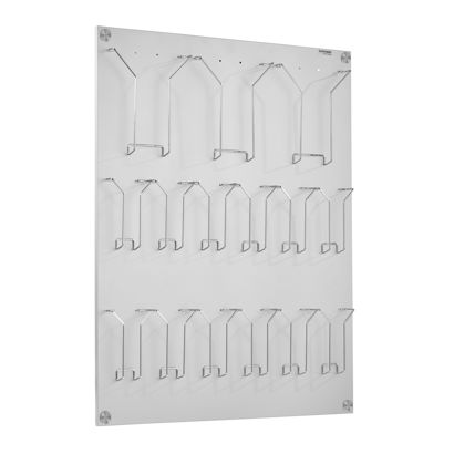 Portafolletos de pared FOCUS, 9 x A4 / 18 x DIN largo 