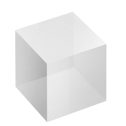 Bloque de metacrilato, transparente 50 x 50 x 50 mm 