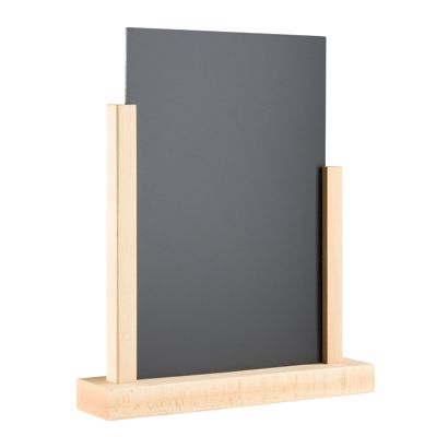 Expositor de mesa de madera con pizarra null | A4