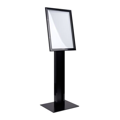 Porta menú resistente a la intemperie, 4 x A4, negro 
