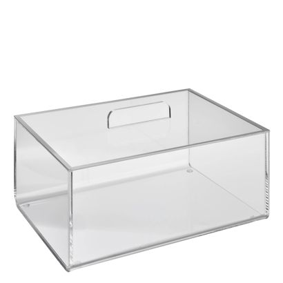 Caja de metacrilato con tapa 240 x 175 x 100 mm  | tapa superpuesta 