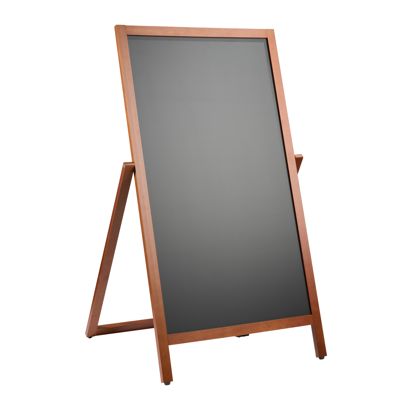 Caballete publicitario de madera FLIP, 490 x 890 mm null