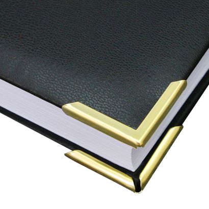 Esquinas para libros metal PS 31 - 31 x 31 mm  | latonado 