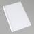 Carpetas térmicas para encuadernación A4, cartón de lino, 15 hojas, blanco | 1,5 mm | 240 g/m²
