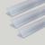 Regleta portaprecios LS para estanterías Linde, Storebest y Tegometall 1240 mm | transparente