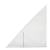 Sobres triangulares con sobres para tarjetas de visita, autoadhesivos, lámina de PP, transparentes 170 x 170 mm - lado derecho