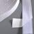 Banda de sujeción por contacto, autoadhesiva, bucle (rollo con 25 m) 25 mm | blanco