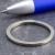Imanes con forma de anillo de neodimio, niquelados 30 mm | 25 mm