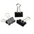 Pinzas doble clip, negro 25 mm