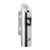 Cenicero de pared MELBOURNE, acero inoxidable, plata 20 cm