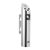 Cenicero de pared MELBOURNE, acero inoxidable, plata 30 cm