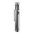 Cenicero de pared DARWIN, acero inoxidable, plata 46 cm