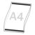 Fundas transparentes plegables null | formato vertical